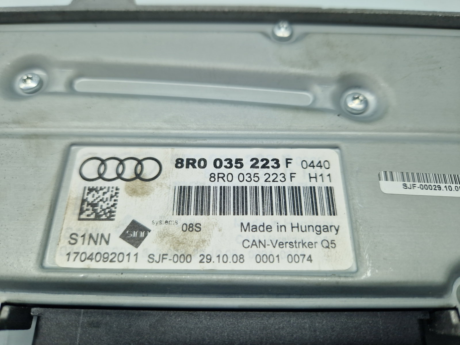 Amplificator audio AUDI A4 (8K5, B8) Avant [Fabr 2008-2015] 8R0035223F - imagine 5