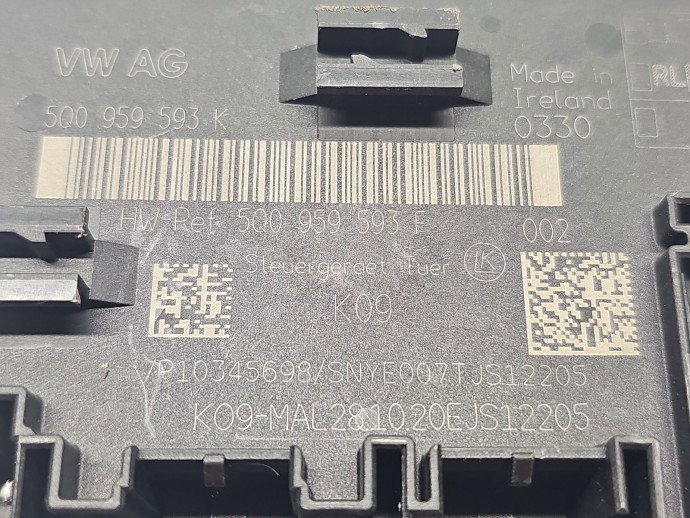  Modul confort  AUDI Q3 (8UB) [Fabr 2011-2018] 5Q0959593F