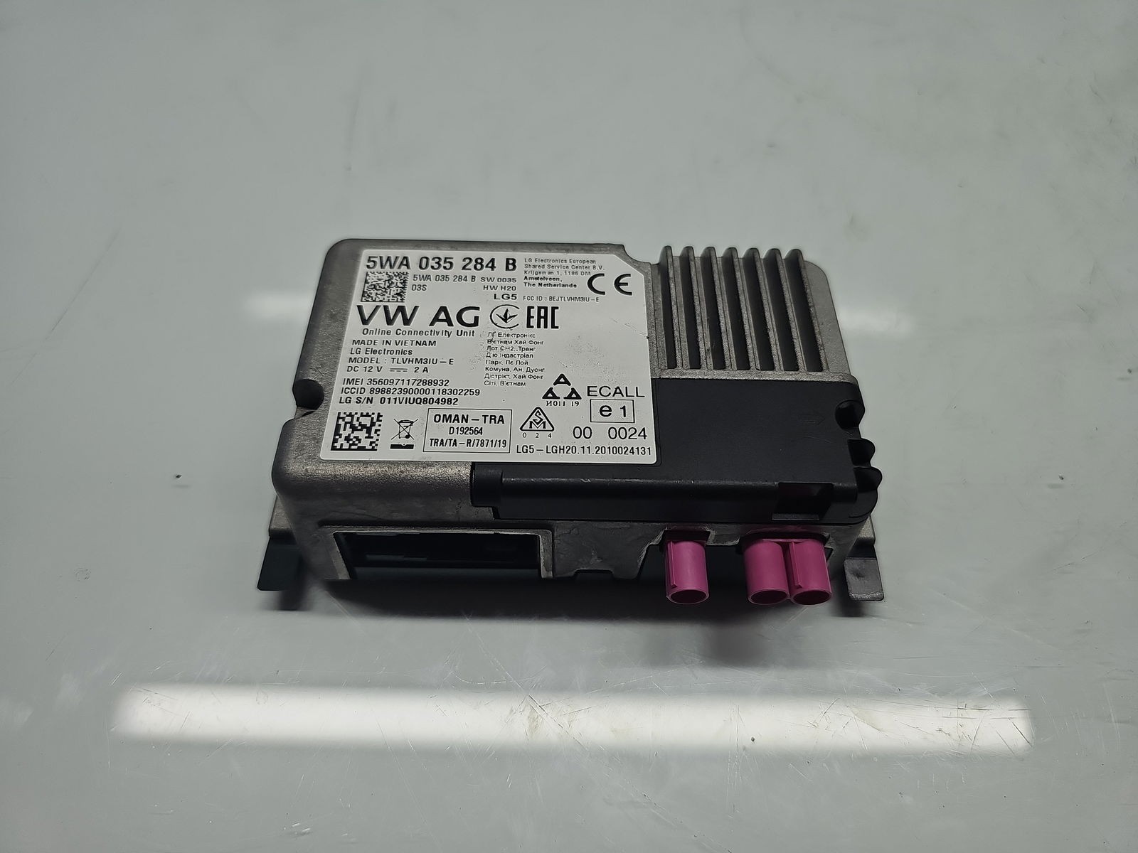 Modul confort Volkswagen Passat B8 (3G2) [Fabr 2015-prezent] 5WA035284B - imagine 1