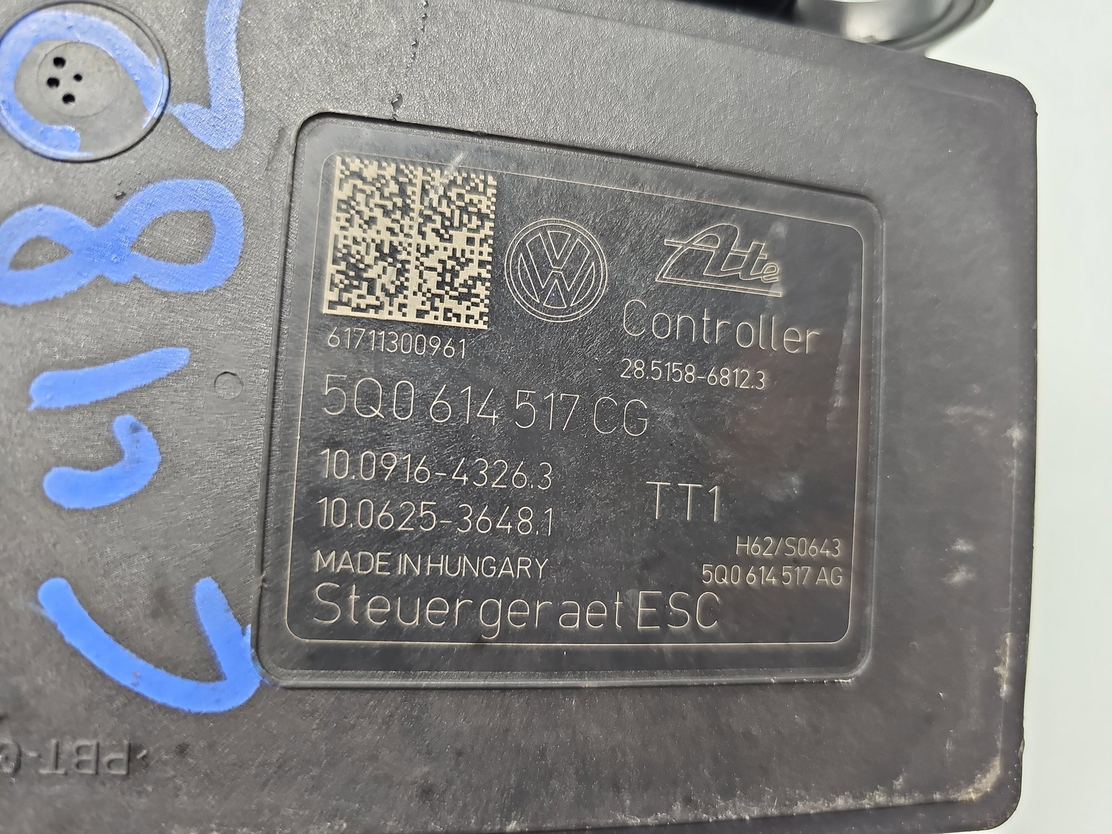 Pompa ABS Volkswagen Passat B8 Variant (3G5) [Fabr 2015-prezent] 5Q0614517CG 2.0 TDI CRLB 110KW / 150CP - imagine 6