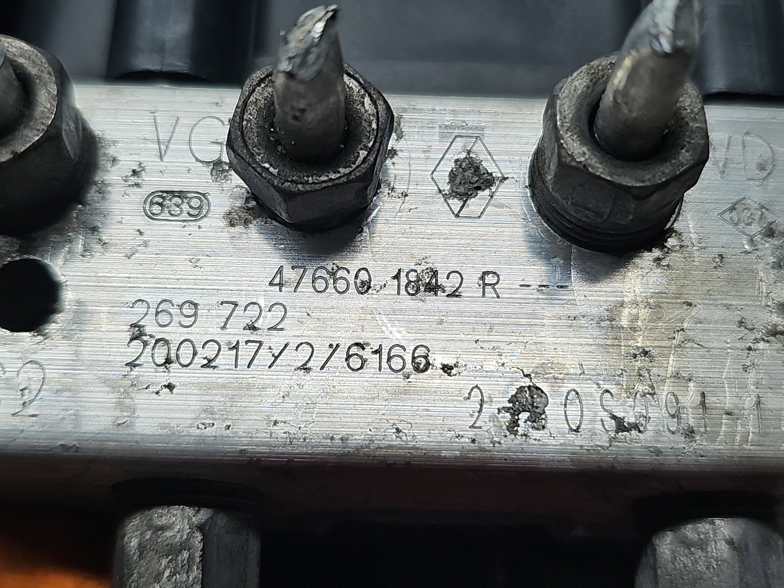 Pompa ABS Dacia Logan II MCV BK (K52) [Fabr 2013-2022] Facelift 476601842R 1.5 dCi K9KU87 70KW / 95CP - imagine 6