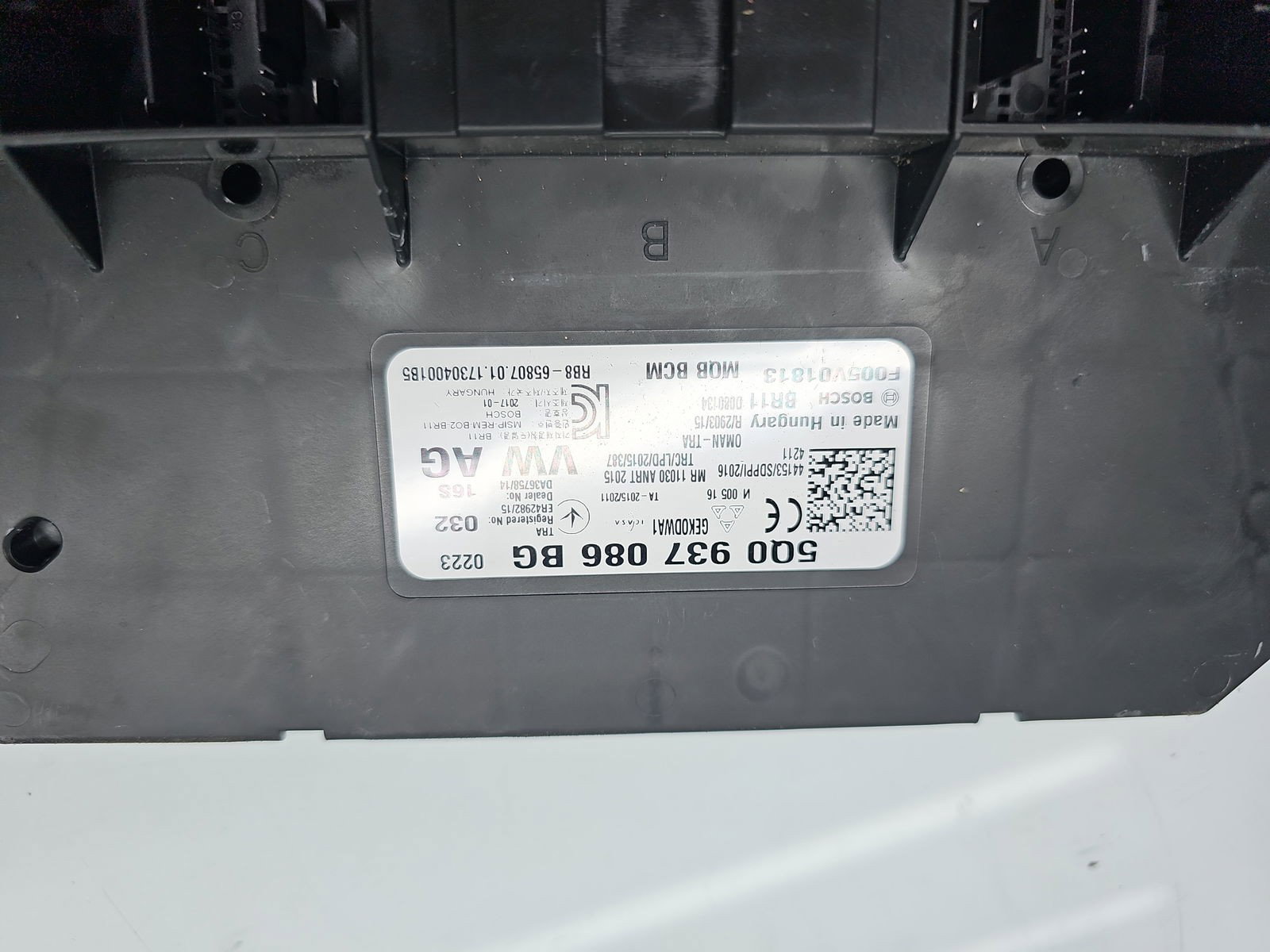 Modul control BCM Volkswagen Golf 7 (5G) [Fabr 2014-prezent] 5Q0937086BG - imagine 2