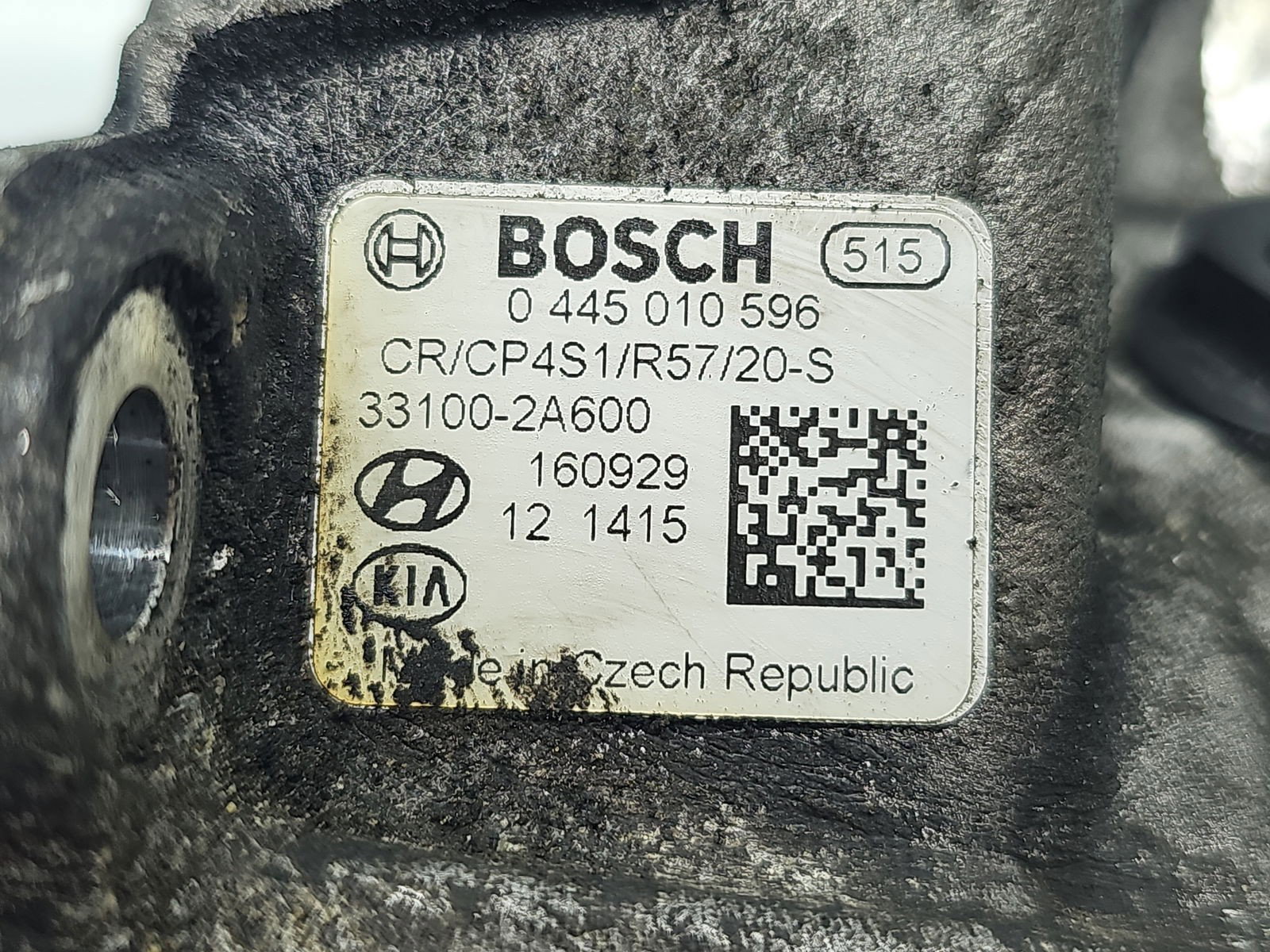 Pompa inalta presiune KIA Sportage III [Fabr 2010-2016] 33100-2A600/0445010596 1.4 CRDi D4FC 66KW / 90CP - imagine 2