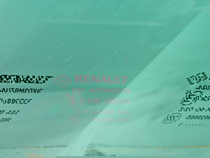 Geam usa dreapta spate Renault Scenic 3 (J95) Facelift [Fabr 2009-2015] OEM