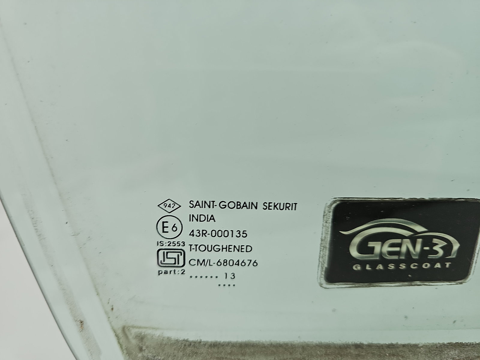 Geam usa dreapta fata Dacia Duster [Fabr 2010-2017] OEM - imagine 2