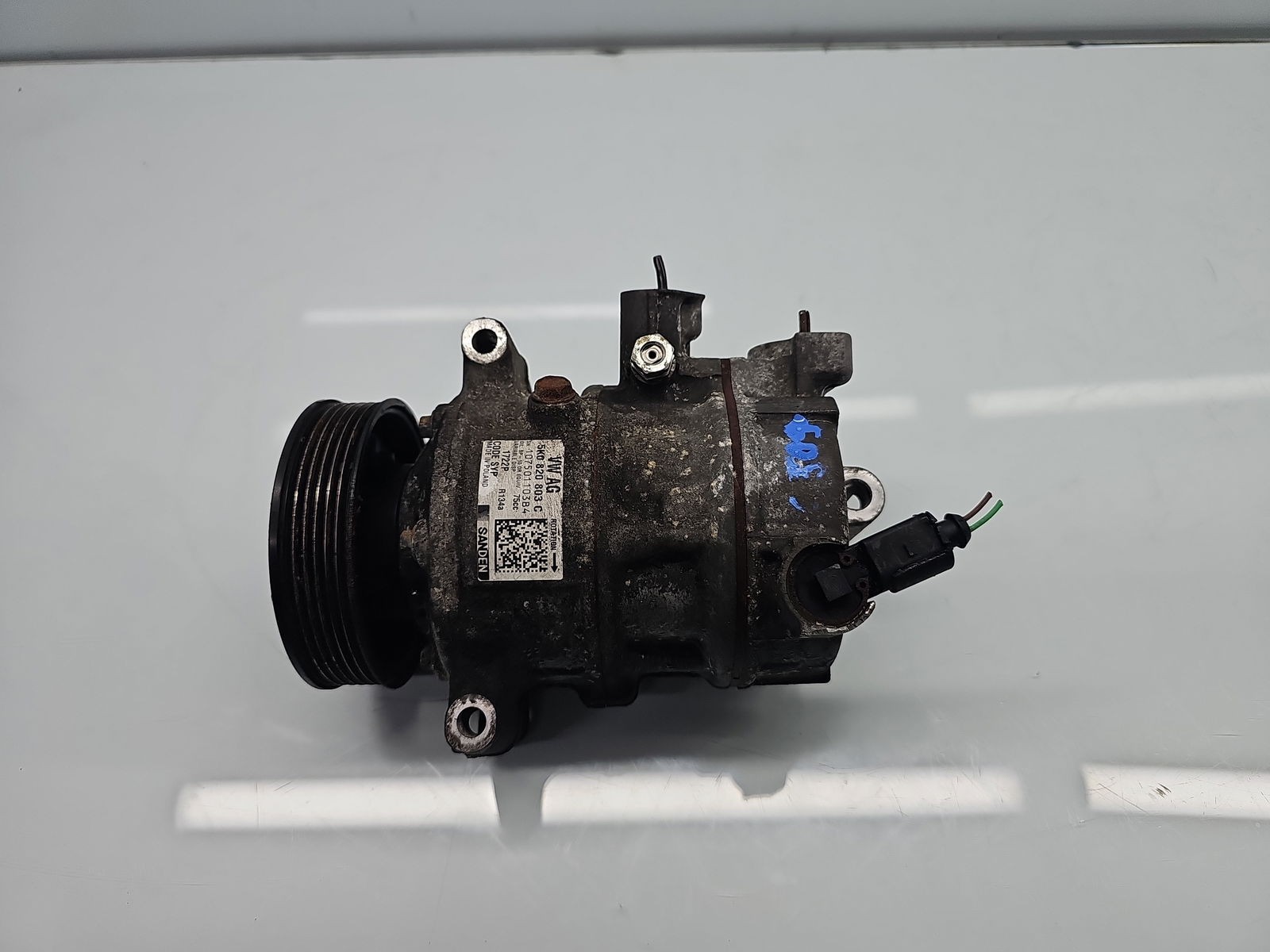 Compresor clima Skoda Rapid (NH3) [Fabr 2012-2019] 5K0820803C 1.4 TSI CAXA 90KW / 122CP - imagine 1