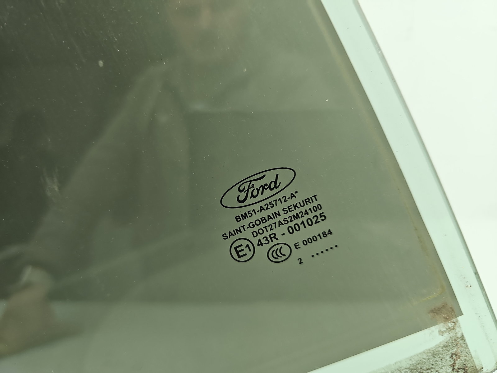 Geam usa dreapta spate Ford Focus 3 Hatchback [Fabr 2011-2015] OEM - imagine 2