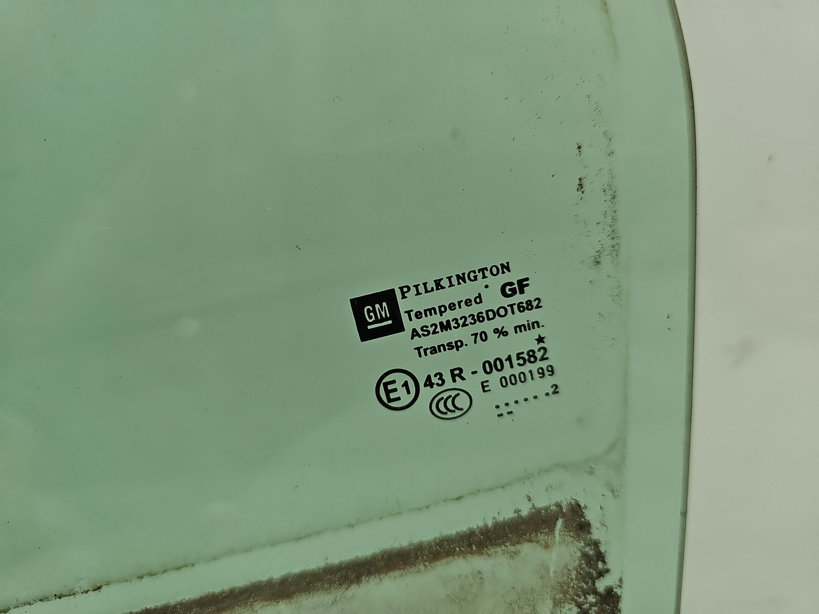 Geam usa stanga spate Opel Astra J [Fabr 2009-2015] OEM - imagine 2