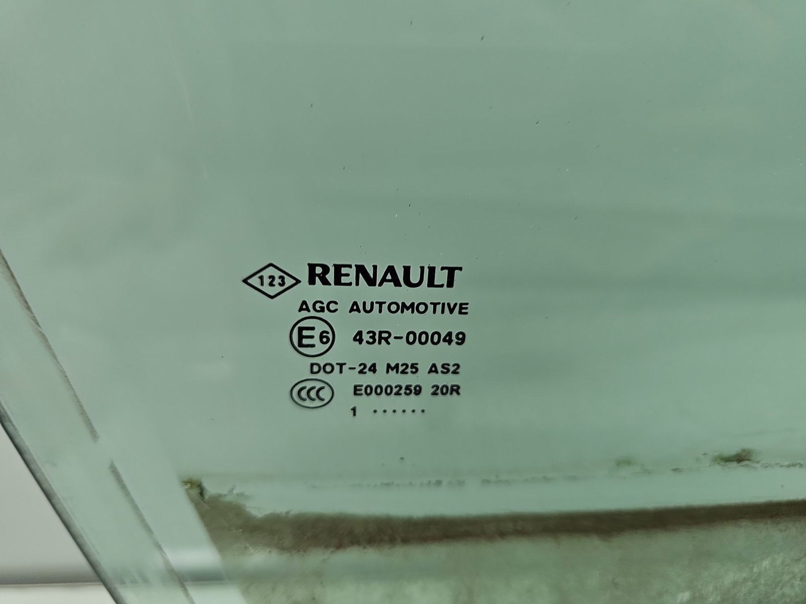 Geam usa dreapta fata Renault Scenic 3 (J95) Facelift [Fabr 2009-2015] OEM - imagine 2