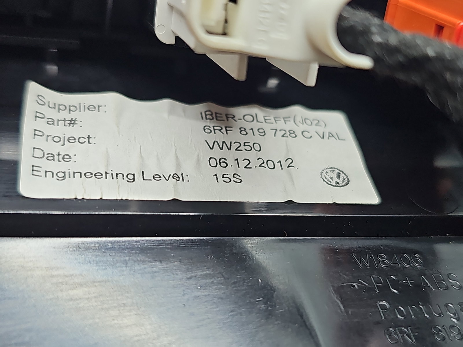 Grila aerisire centrala Volkswagen Polo (6R) [Fabr 2009-2016] 6RF818728C - imagine 5