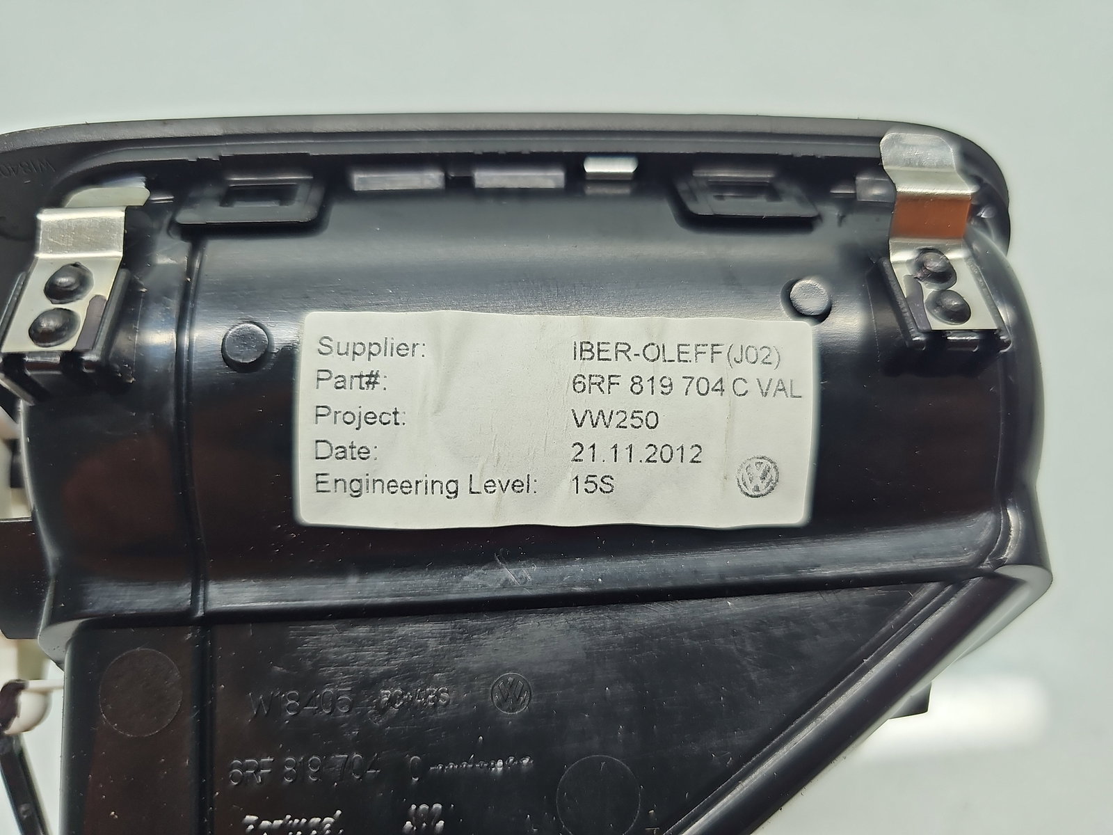 Grila aerisire dreapta Volkswagen Polo (6R) [Fabr 2009-2016] 6RF819704C - imagine 6