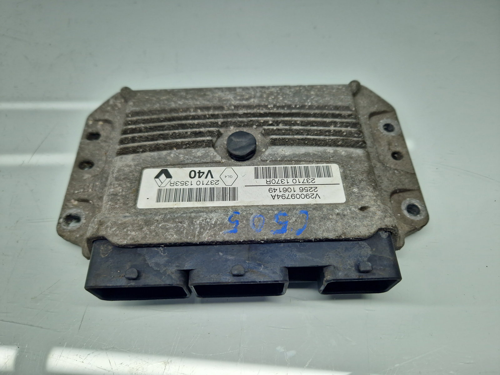 Calculator motor ECU Renault Megane 3 Hatchback (X95) [Fabr 2008-2015] 237101353R 1.6 Benz K4M848 81KW / 110CP - imagine 1