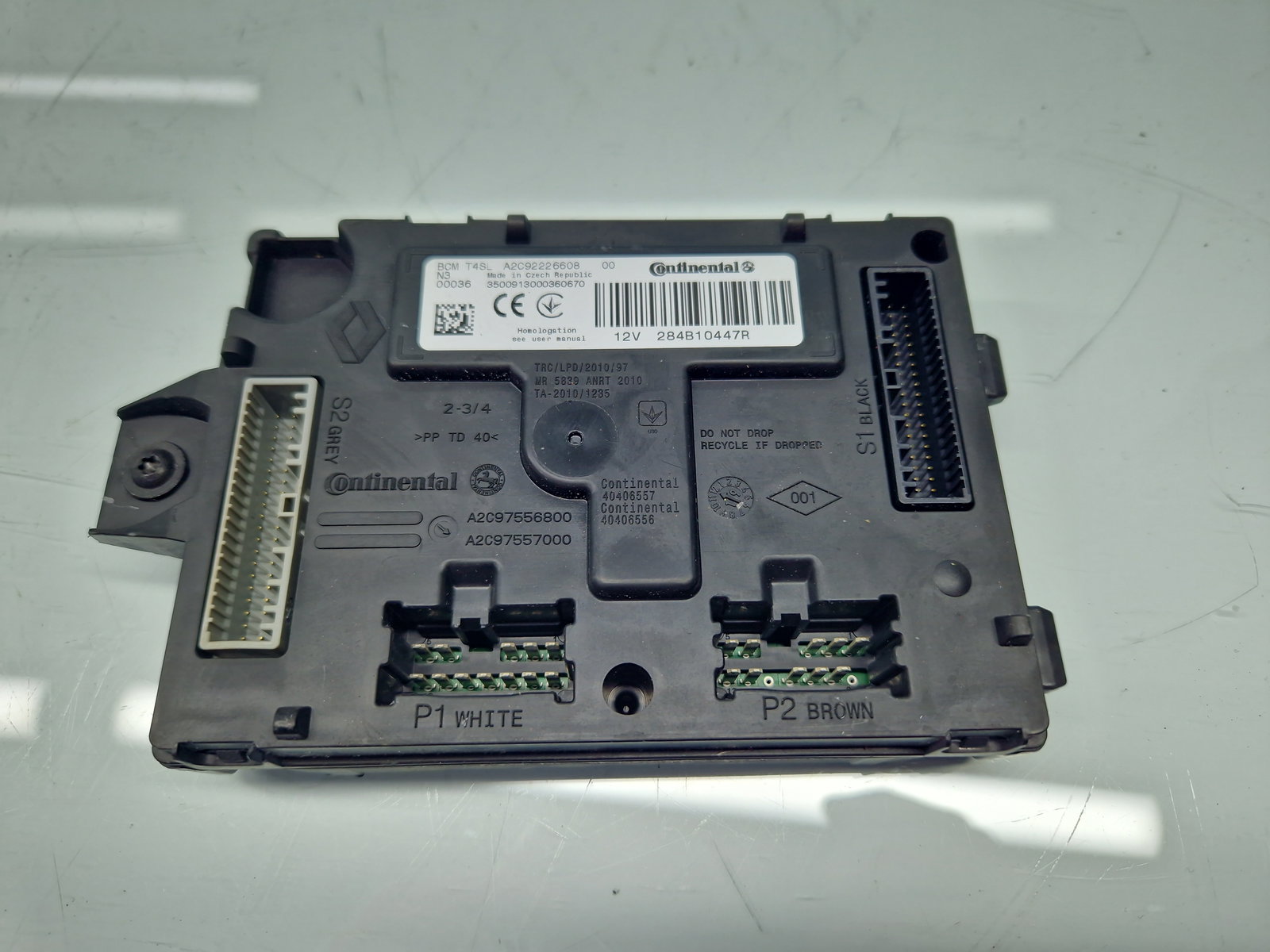 Modul confort Dacia Logan II MCV BK (K52) [Fabr 2013-2022] Facelift 284B10447R - imagine 1