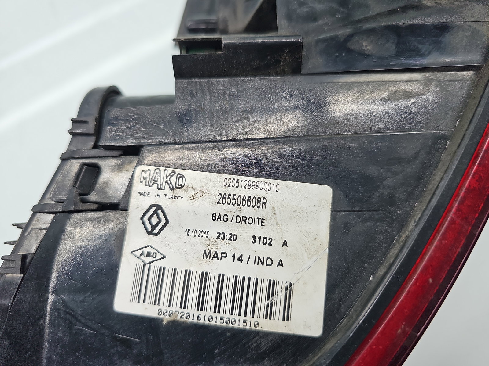 Stop aripa dreapta Renault Clio 4 (B98) Hatchback [Fabr 2012-2020] 265506608R - imagine 4