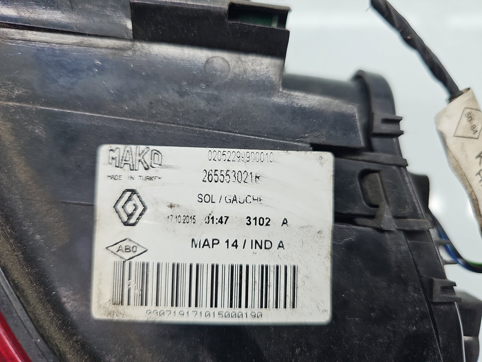 Stop aripa stanga Renault Clio 4 (B98) Hatchback [Fabr 2012-2020] 265553021R - imagine 5