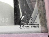 Geam usa dreapta spate OEM Citroen C3 (I) [ Fabr 2002-2009] 1.1