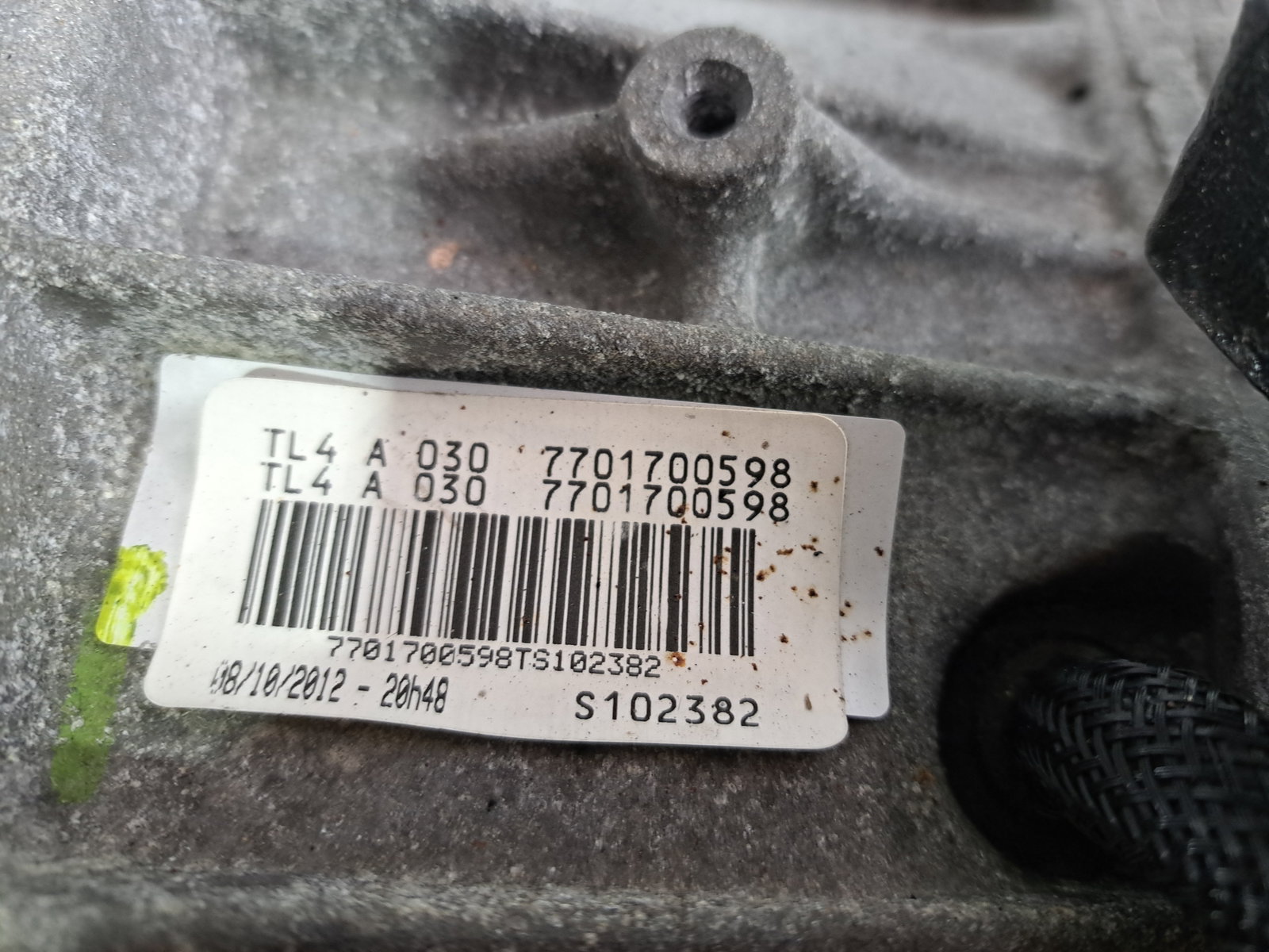 Cutie viteze manuala 6 trepte Renault Megane 3 Hatchback (X95) [Fabr 2008-2015] 1.6 Benz K4M848 TL4 A030 81KW / 110CP - imagine 5