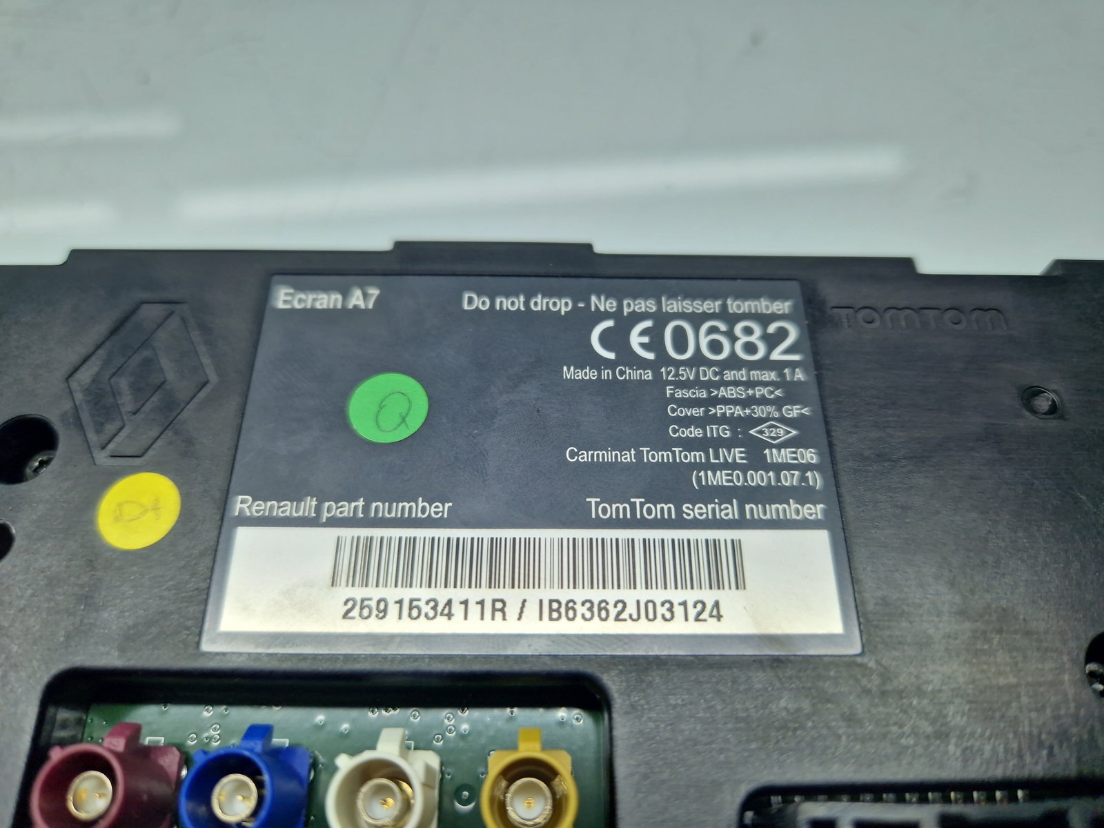 Display bord Renault Megane 3 Hatchback (X95) [Fabr 2008-2015] 259153411R - imagine 8