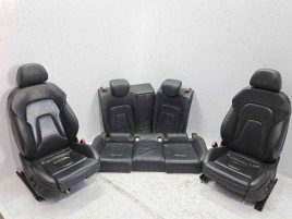  Interior piele neagra cu scaune incalzite si electrice Audi A5 (8T3) Coupe [Fabr 2007-2015]