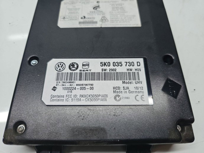  Modul bluetooth  Volkswagen Passat B7 (362) [Fabr 2010-2014] 5K0035730D