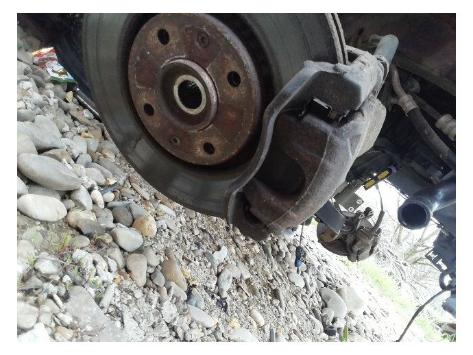 Etrier dreapta fata Peugeot 307 1.6 benz OEM 2000-2008
