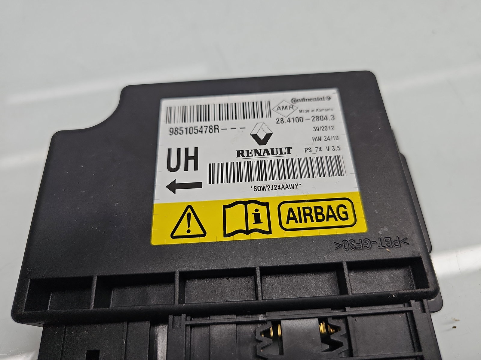 Calculator airbag Renault Megane 3 Hatchback (X95) [Fabr 2008-2015] 985105478R 1.6 Benz K4M848 81KW / 110CP - imagine 4