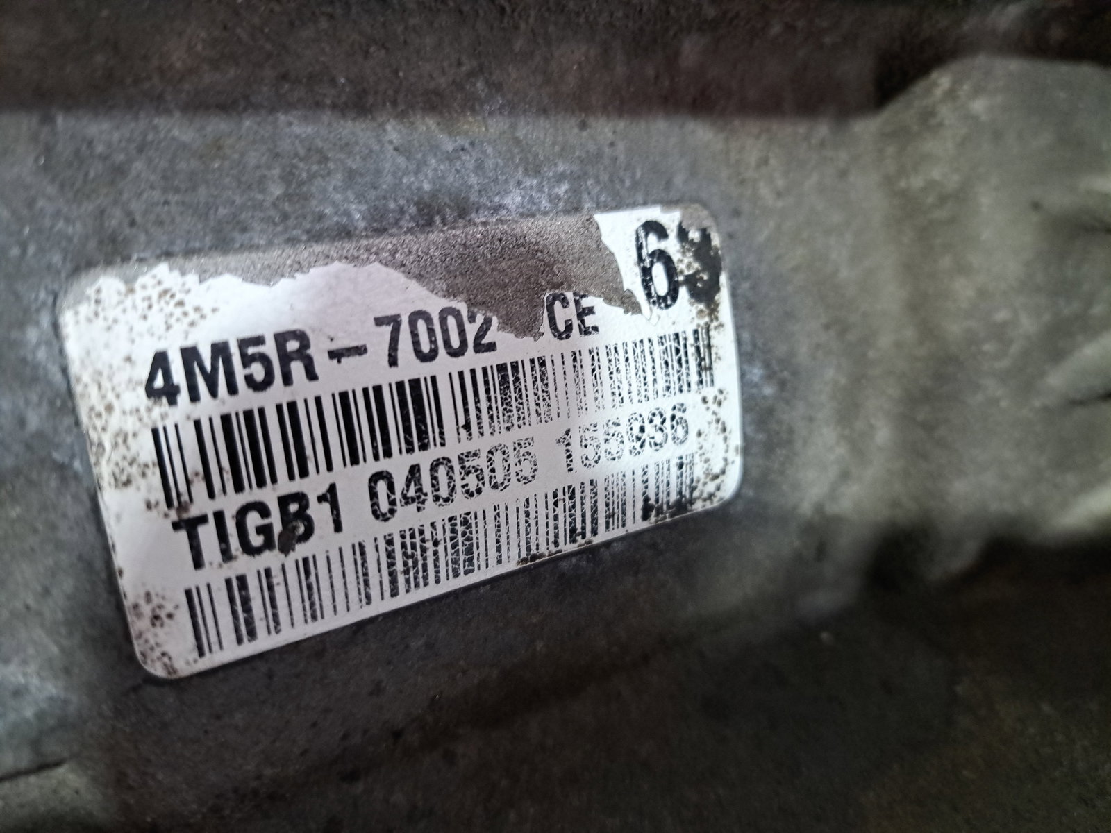 Cutie viteze manuala 6 trepte Ford C-Max 1 [Fabr 2007-2010] 2.0 TDCI G6DA 4M5R7002CE 100KW / 136CP - imagine 7