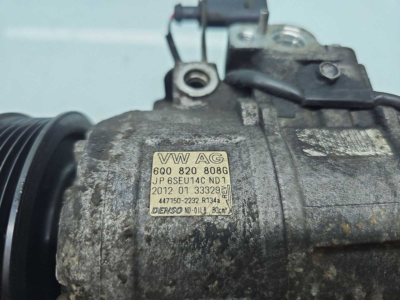 Compresor clima Seat Ibiza 5 (6J5) [Fabr 2008-2017]6Q0820808G 1.2 Benz CGPA 51KW / 70CP - imagine 2