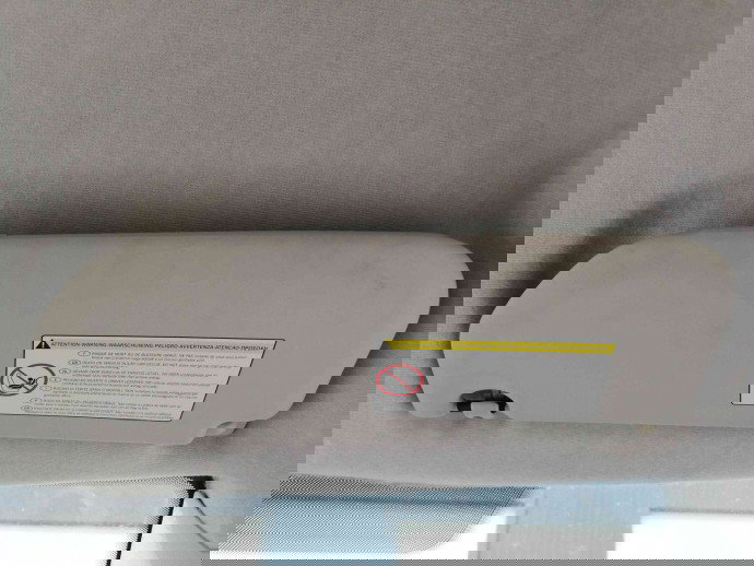 Parasolar dreapta OEM Citroen C3 (I) [ Fabr 2002-2009] 1.1