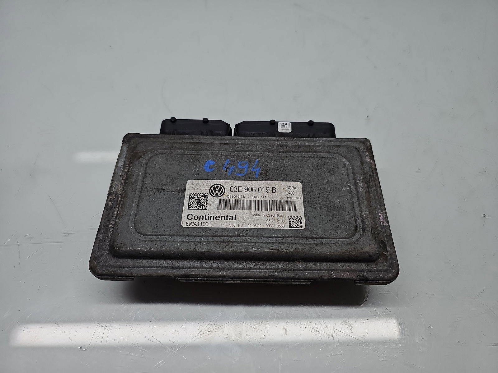 Calculator motor ECU Seat Ibiza 5 (6J5) [Fabr 2008-2017] 03E906019B 1.2 Benz CGPA 51KW / 70CP - imagine 1