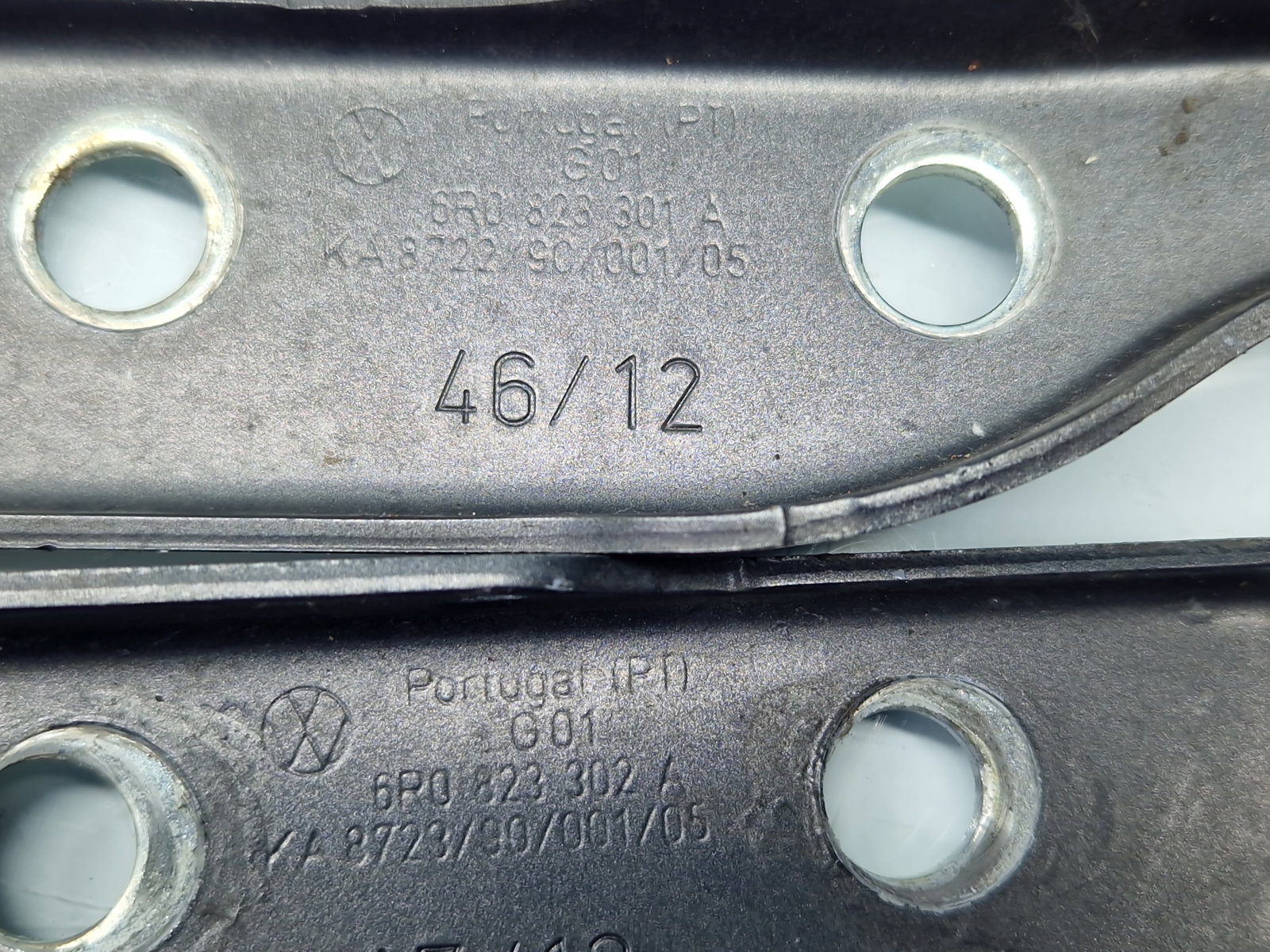 Set balamale capota Volkswagen Polo (6R) [Fabr 2009-2016] 6R0823301A,6R0823302A - imagine 5