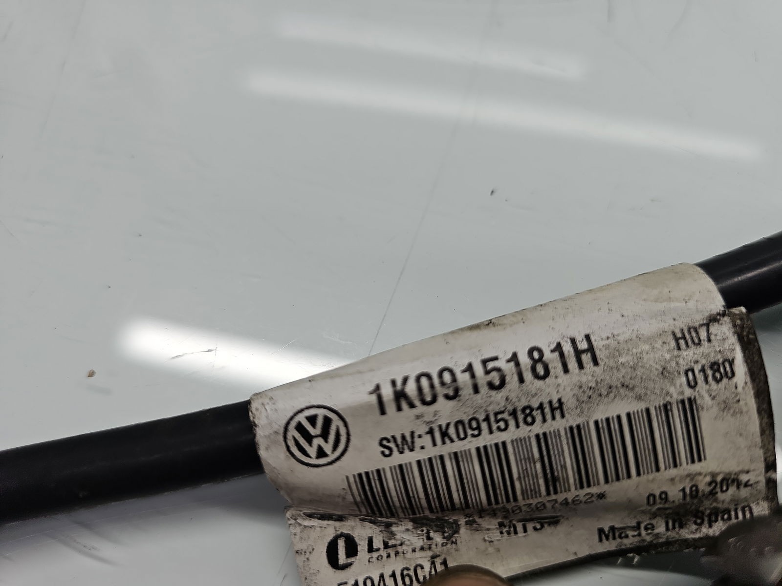 Borna baterie (-) Volkswagen Golf 6 (5K1) [Fabr 2009-2013] 1K0915181H - imagine 2