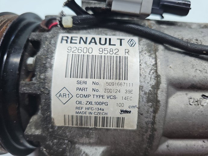 Compresor clima  Dacia Sandero 2 [Fabr 2012-2020] 926009582R 1.2 Benz D4F740 55KW / 75CP