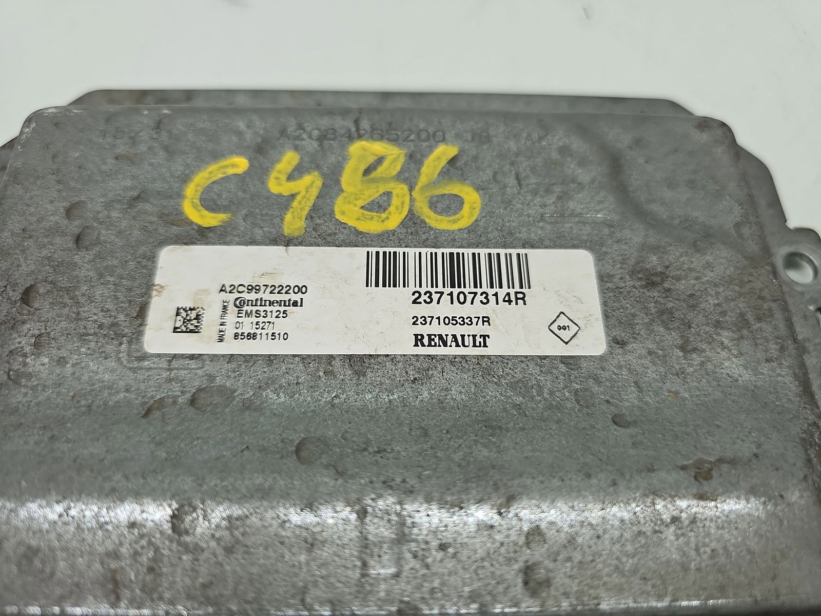 Calculator motor ECU Dacia Logan 2 [Fabr 2012-2020] 237107314R 1.2 Benz D4F740 55KW / 75CP - imagine 2