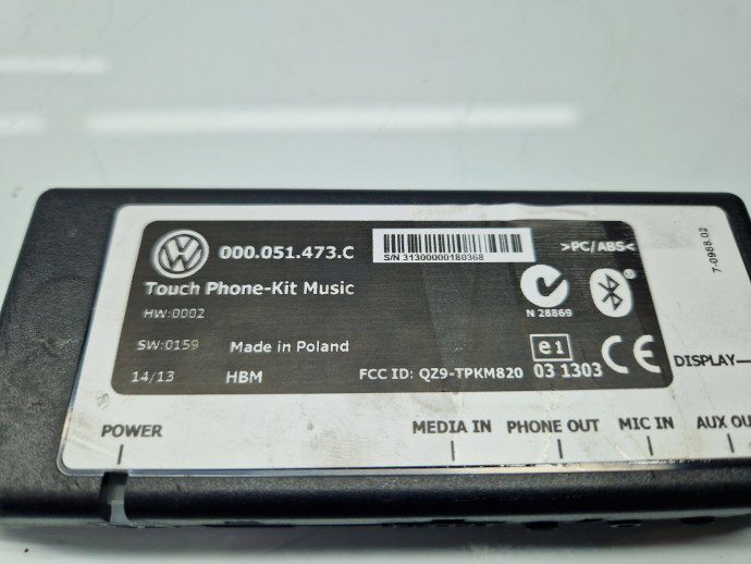  Modul confort Volkswagen Polo (6R) [Fabr 2009-2016] 000051473C