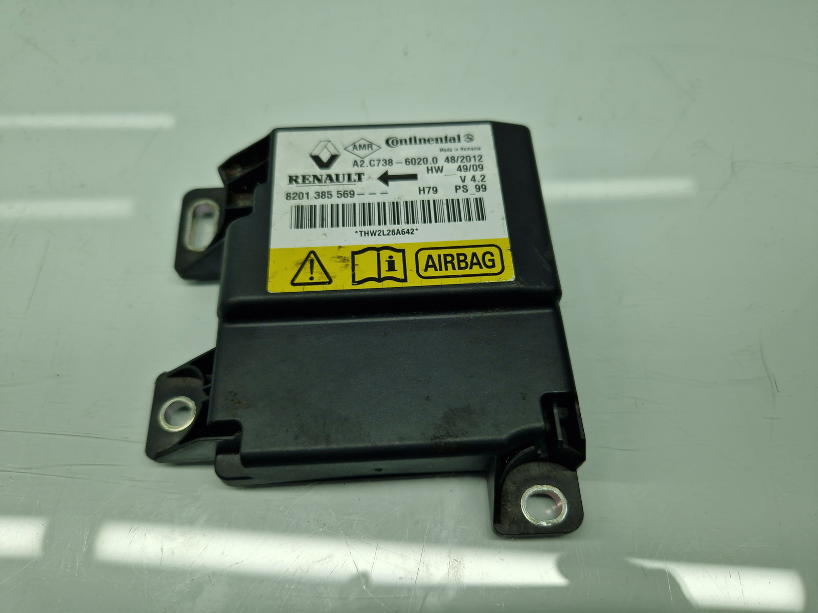 Calculator airbag Dacia Duster [Fabr 2010-2017] 8201385569 1.5 DCI K9K646 81KW / 110CP - imagine 1