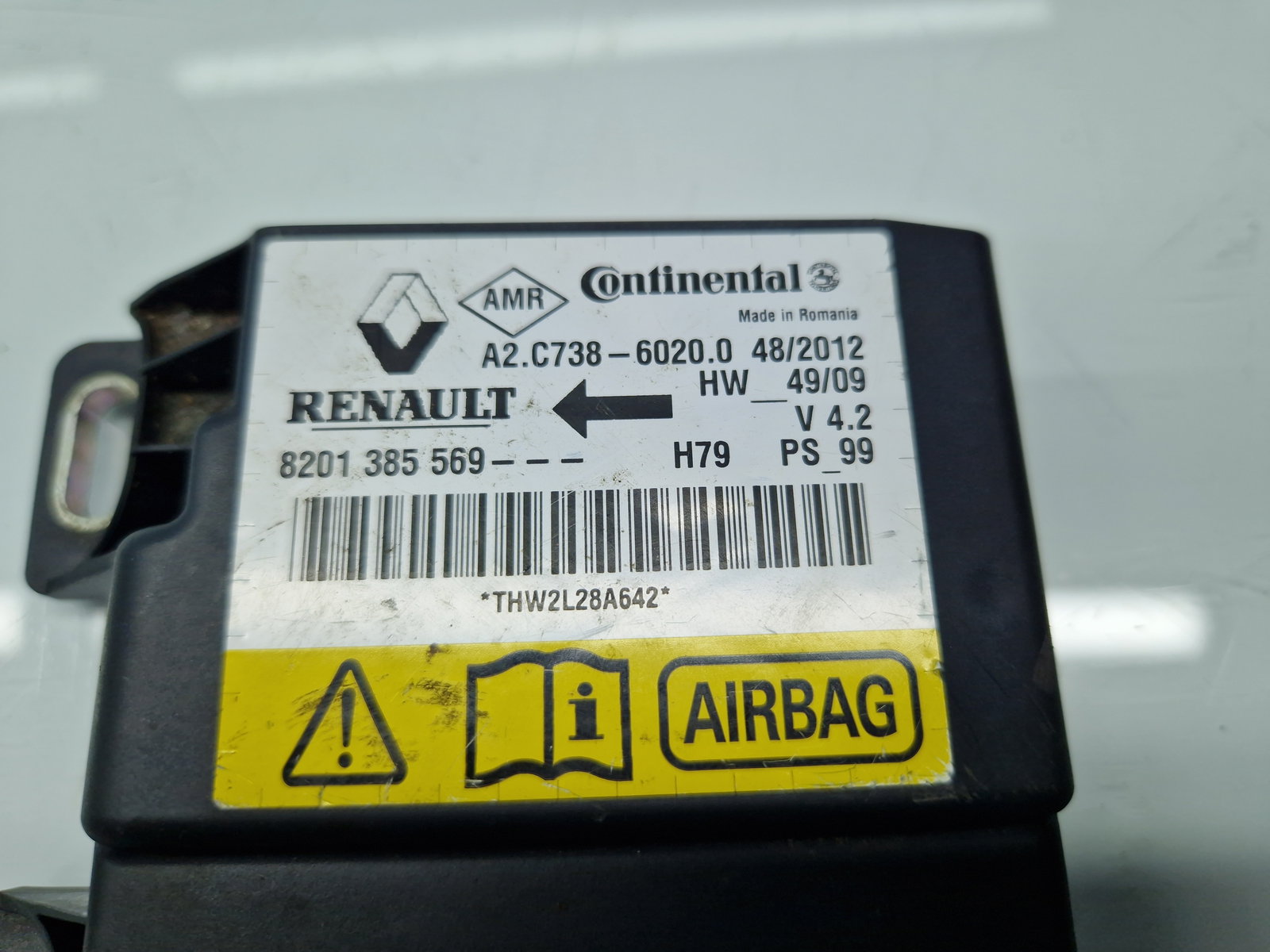 Calculator airbag Dacia Duster [Fabr 2010-2017] 8201385569 1.5 DCI K9K646 81KW / 110CP - imagine 5