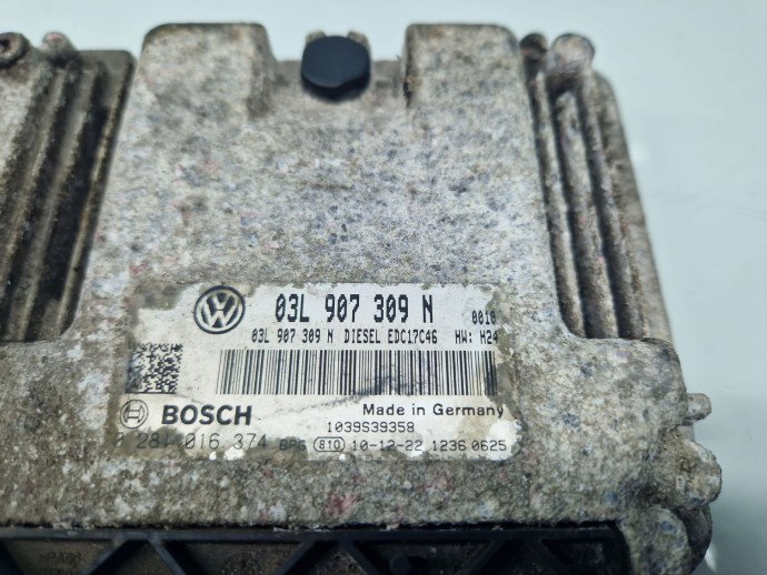 Calculator motor ECU  Volkswagen Passat B7 (362) [Fabr 2010-2014] 03L907309N 2.0 TDI CFFB 103KW / 140CP