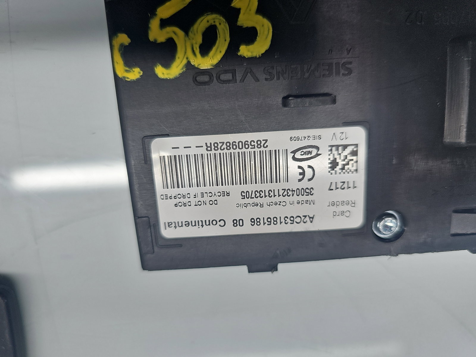 Contact cu cheie Renault Scenic 3 (J95) Facelift [Fabr 2009-2015] 285909828R 1.6 Benz K4M858 81KW / 110CP - imagine 4