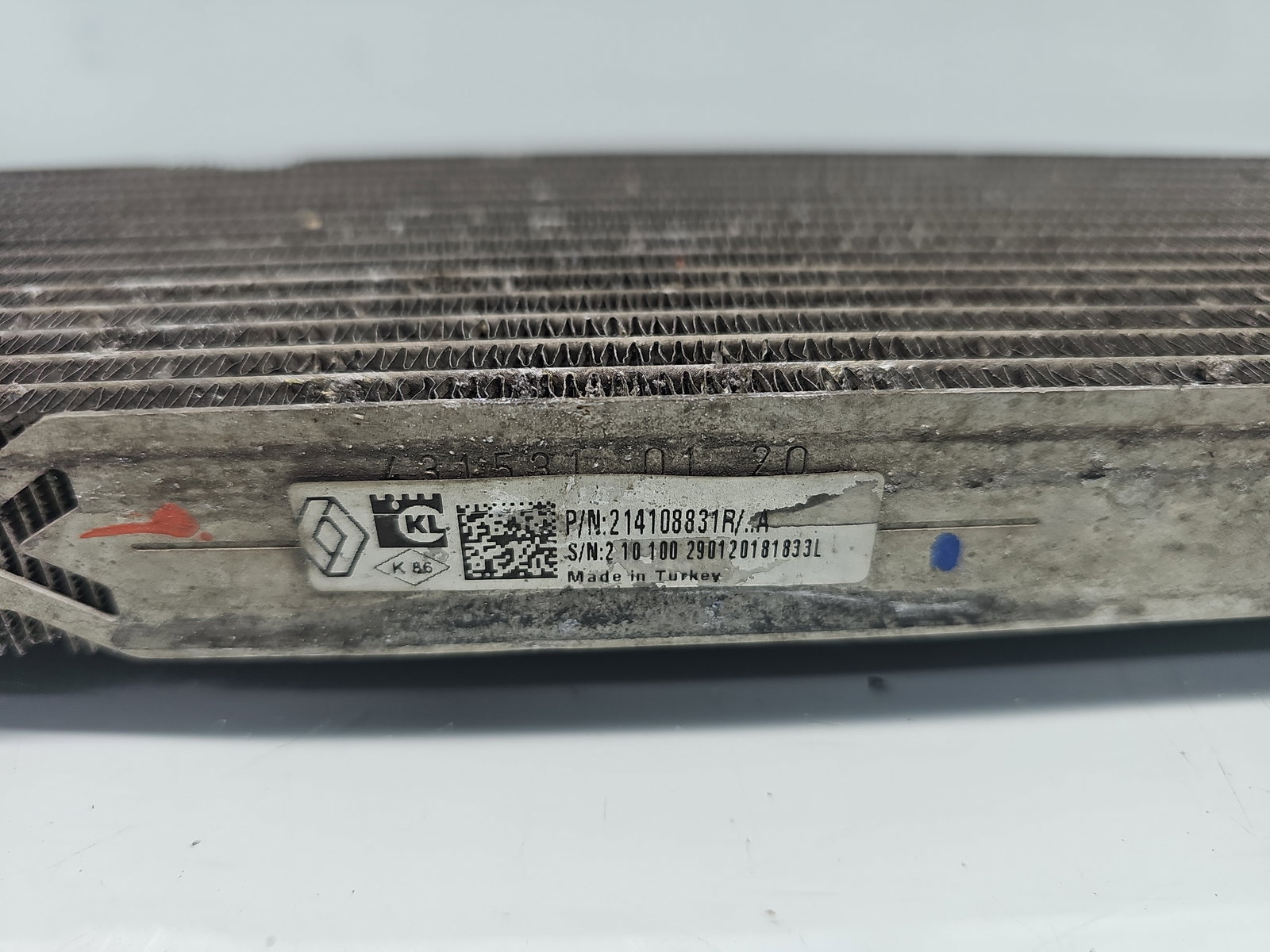 Radiator intercooler Dacia Logan II MCV BK (K52) [Fabr 2013-2022] Facelift 214108831R 1.5 dCi K9KU87 70KW / 95CP - imagine 4