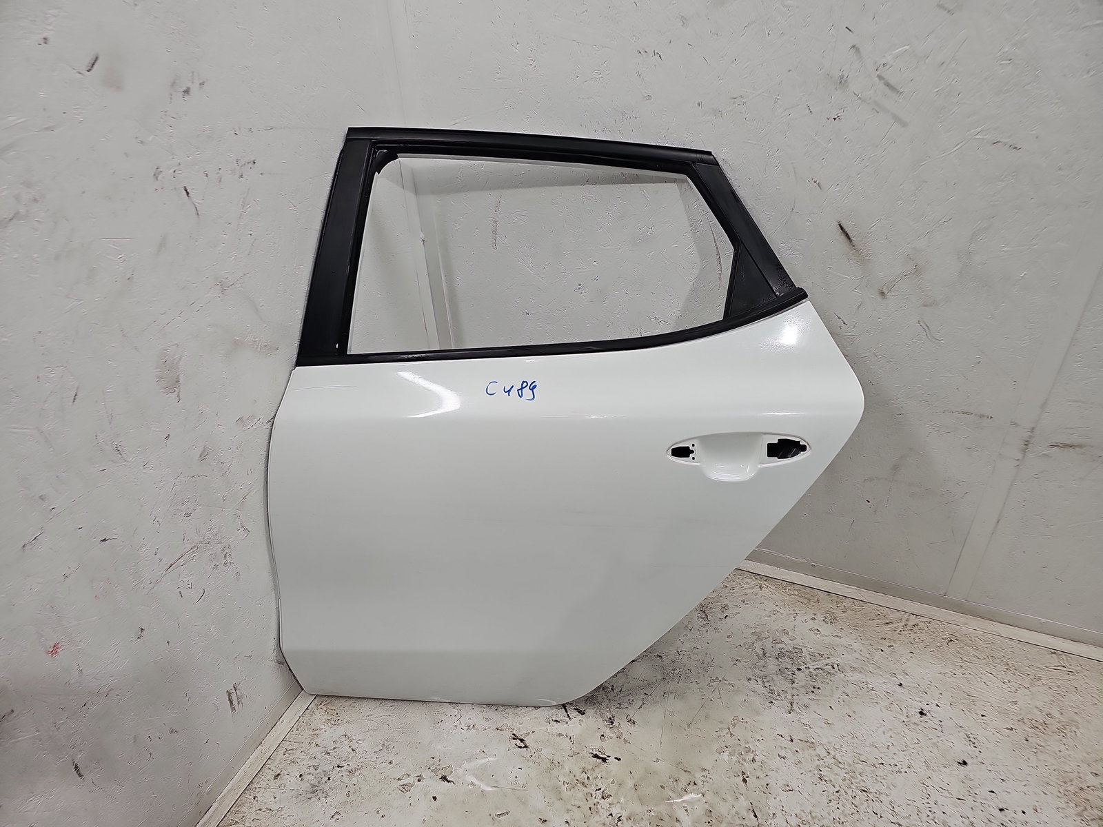 Usa stanga spate KIA Ceed (JD) [Fabr 2012-2018] Tricoat White Pearl - imagine 1