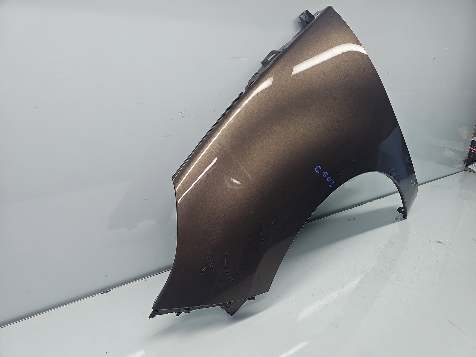 Aripa stanga fata Renault Scenic 3 (J95) Facelift [Fabr 2009-2015] Maro metalizat - imagine 3