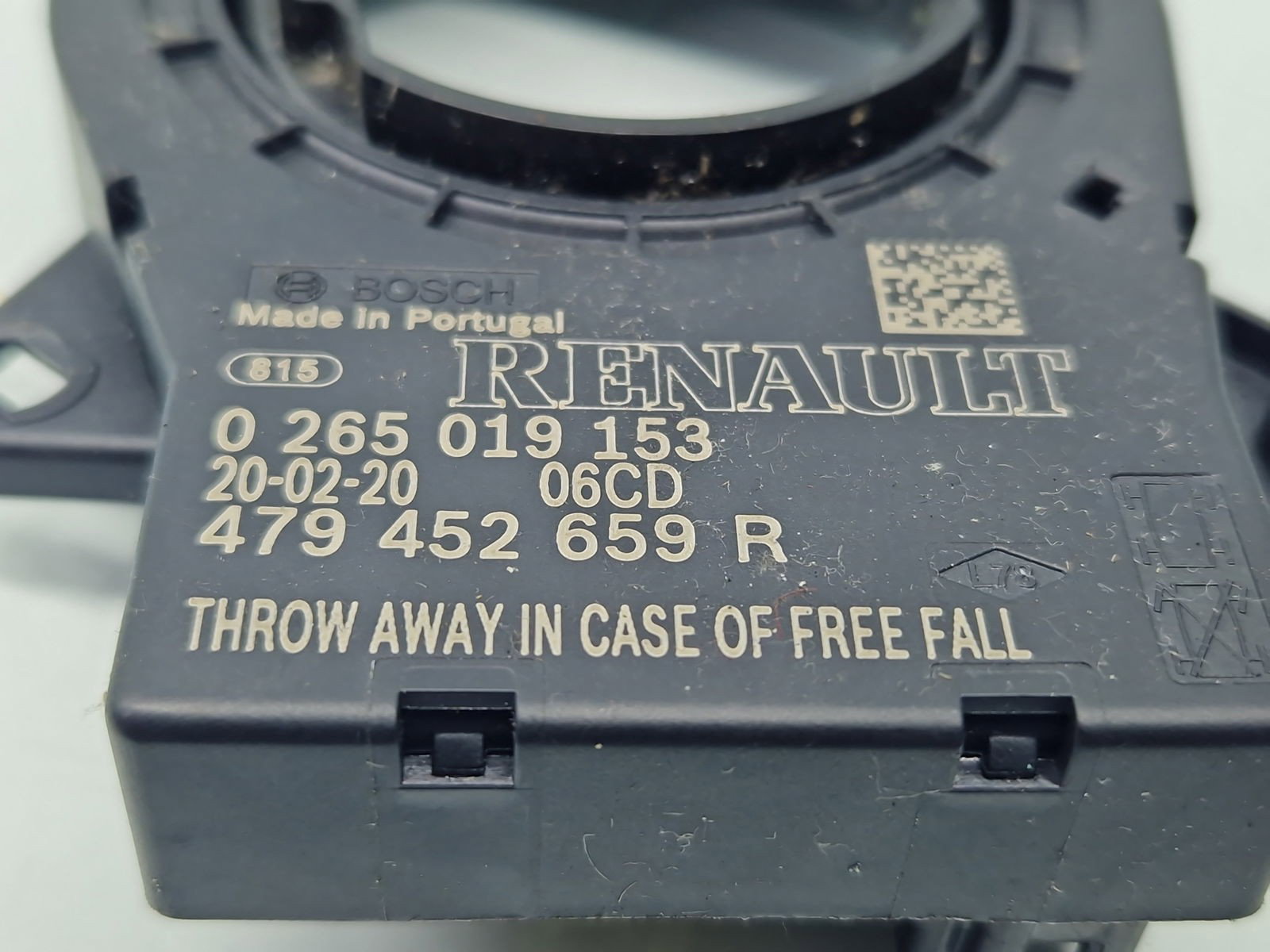 Senzor unghi volan Dacia Logan II MCV BK (K52) [Fabr 2013-2022] Facelift 479452659R - imagine 2