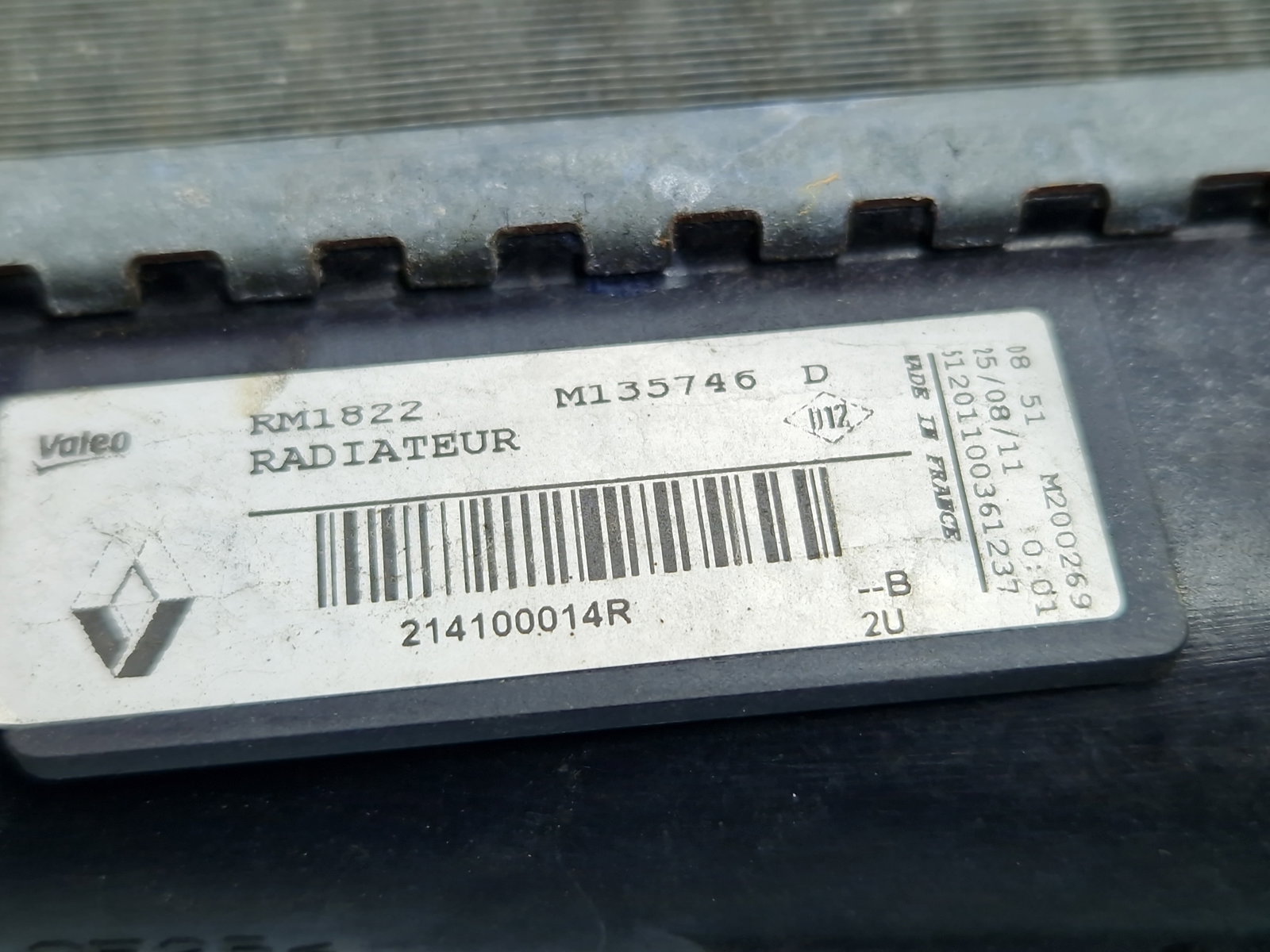 Radiator apa Renault Scenic 3 (J95) Facelift [Fabr 2009-2015] 214100014R 1.6 Benz K4M858 81KW / 110CP - imagine 7