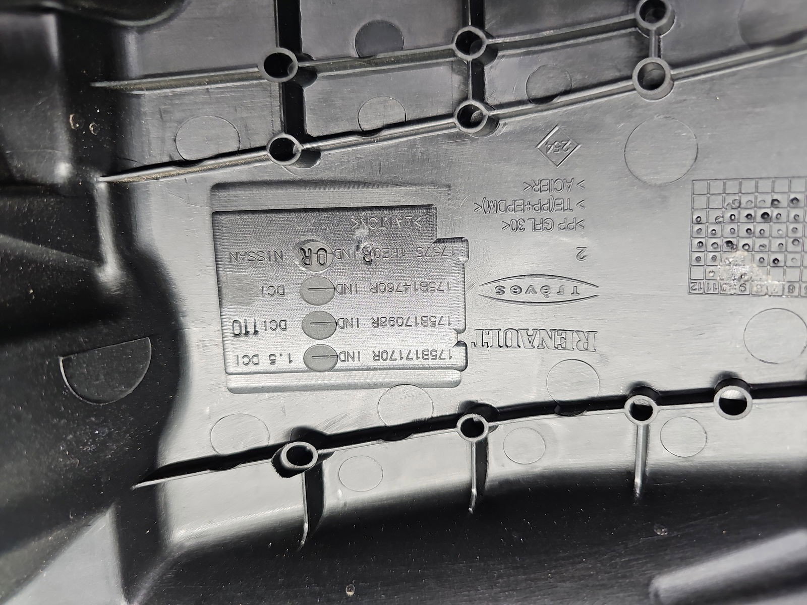 Capac motor 175B17170R 1.5 DCI K9K646 81KW / 110CP - imagine 2