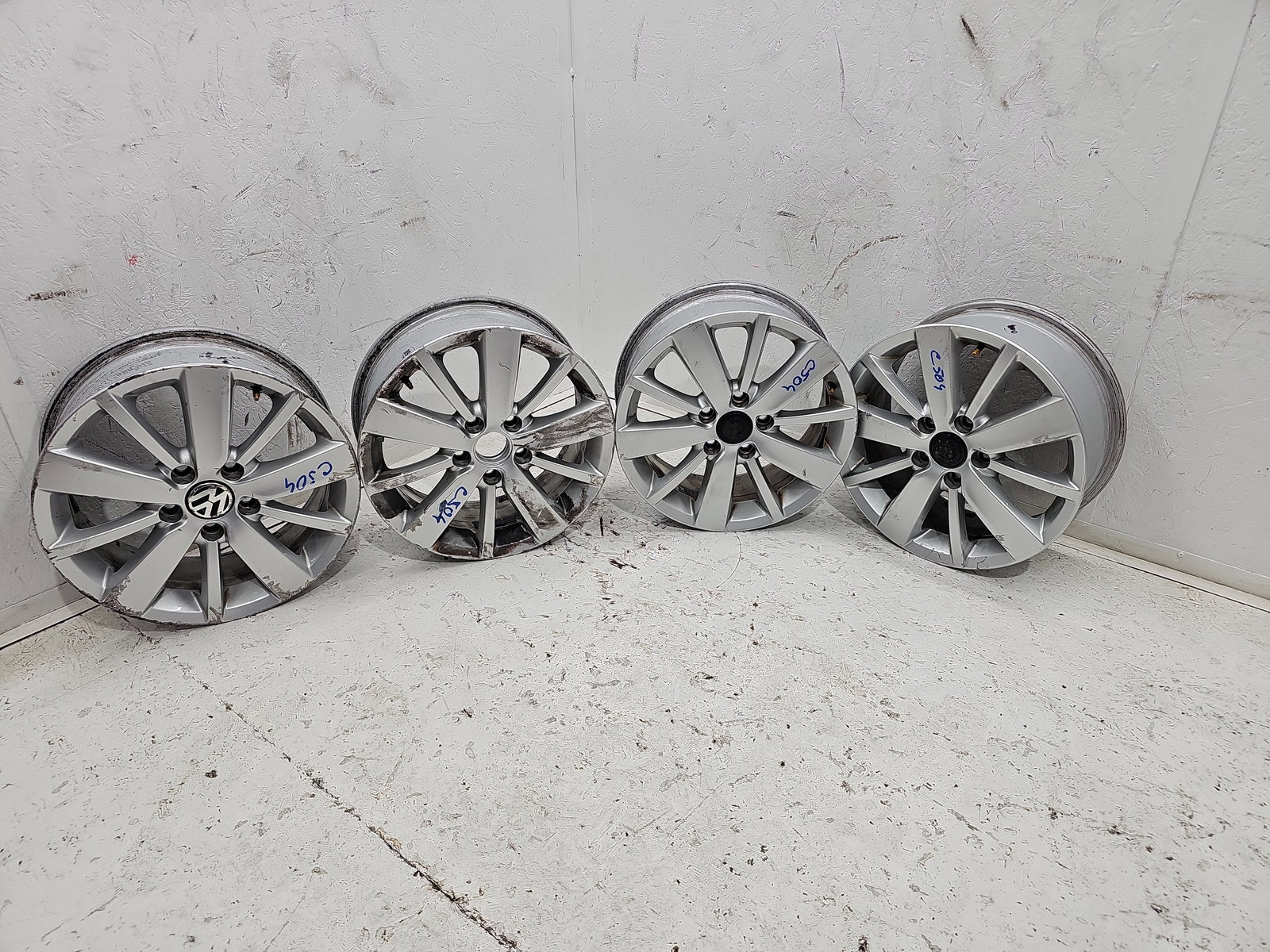 Set jante aliaj Volkswagen Golf 6 (5K1) [Fabr 2009-2013] 5K0601025S - imagine 1