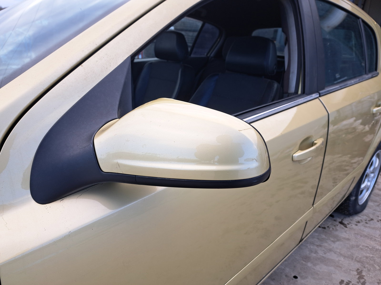 Oglinda stanga Opel Astra H [Fabr 2004-2009] Galben - imagine 1