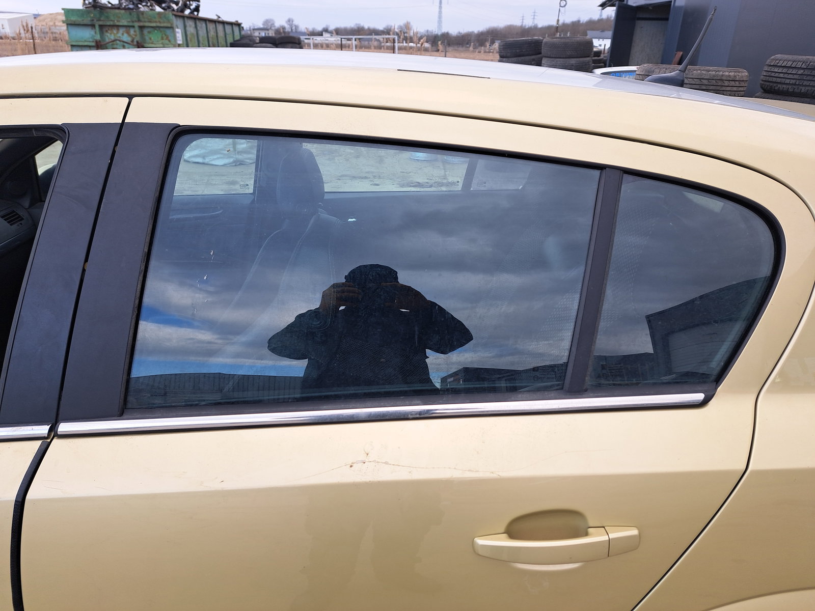 Geam usa stanga spate Opel Astra H [Fabr 2004-2009] OEM