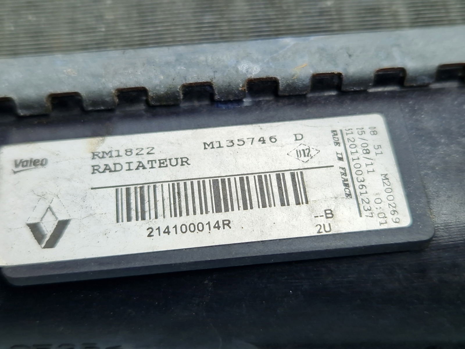 Radiator apa Renault Megane 3 [Fabr 2008-2015] 214100014R 1.6 Benz K4M858 81KW / 110CP - imagine 2