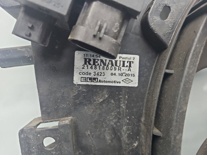 Electroventilator  Dacia Lodgy [Fabr 2012-2020] 214818009R 1.2 Benz D4F740 55KW / 75CP